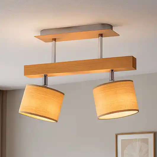 Drewniana lampa sufitowa z regulowanymi kloszami EPIR ECO Kup teraz