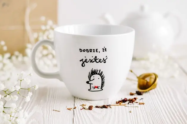 Litrowy Kubek Dobrze, że Jeżteś Sprawdź teraz