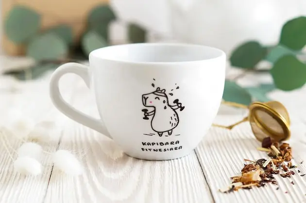 Duży Kubek z Kapibarą Fitnesiarą Oferta czasowa