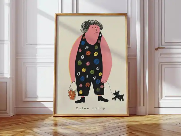 Szybka dostawa Plakat Pani Krysia