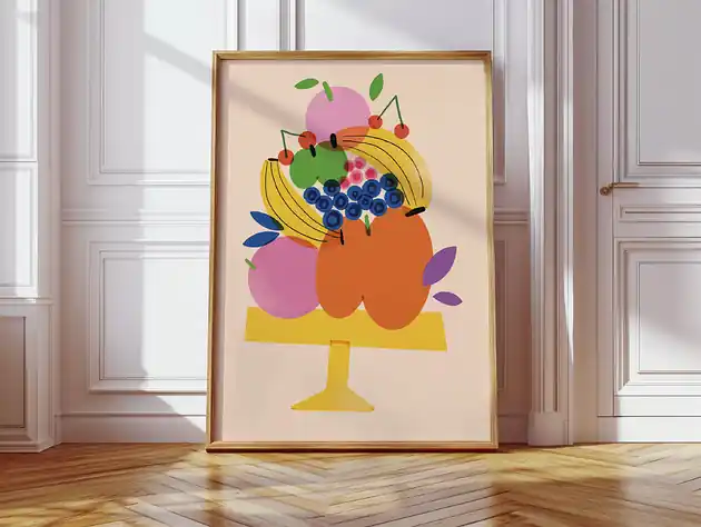 Plakat Kolorowe owoce Nowy