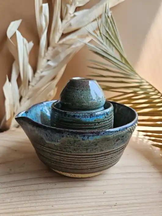 Wyjątkowa oferta Zestaw do matchy "Ocean" (3 elementy)