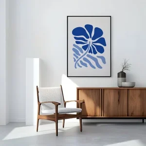 Plakat boho Kwiat na ścianę Minimalistyczny Plakat nowoczesny do salonu Ekspresowa dostawa