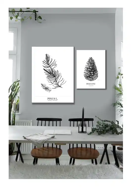 Komplet dwóch leśnych printów Szybka wysyłka