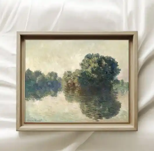 Oferta limitowana PLAKAT Claude Monet, Sekwana w Giverny sztuka ścienna
