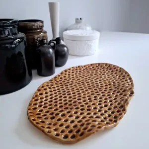 Cena promocyjna Ceramiczna podstawka bursztynowa