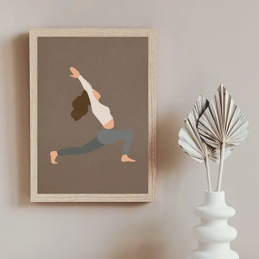 Darmowy zwrot Plakat joga Asany Yoga A3 Medytacja Plakat z motywem jogi Plakat boho