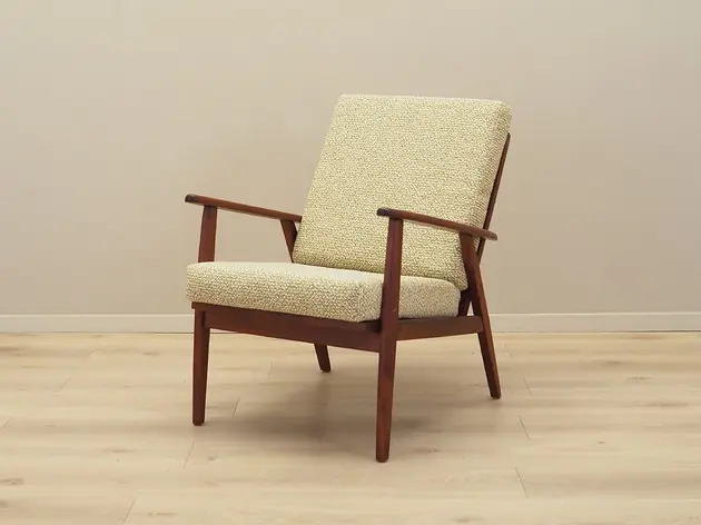 Tylko do końca tygodnia Fotel tekowy, duński design, lata 70, produkcja Dania