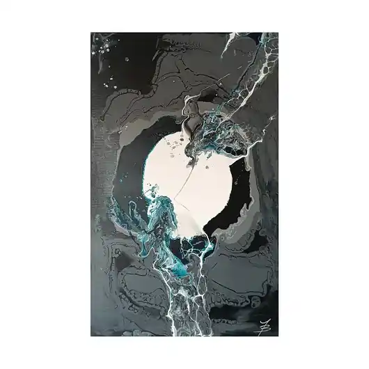 BREAKING POINT 50x80 abstrakcja obraz Zniżka