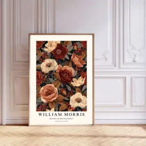 Bezpieczna płatność PLAKAT William Morris kwiaty