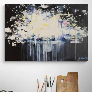 Cena promocyjna Obraz na zamówienie kupującego - Chmura - 70x100 cm