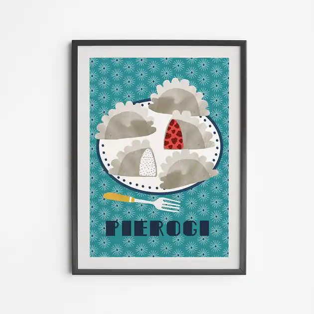 Plakat Pierogi Na Talerzu Najlepsza cena