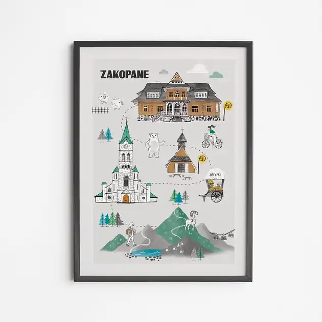 Ostatnie sztuki Plakat Zakopane Trasa Spacerowa