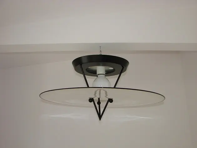 Szybka dostawa Włoska lampa wisząca Murano, lata 80.