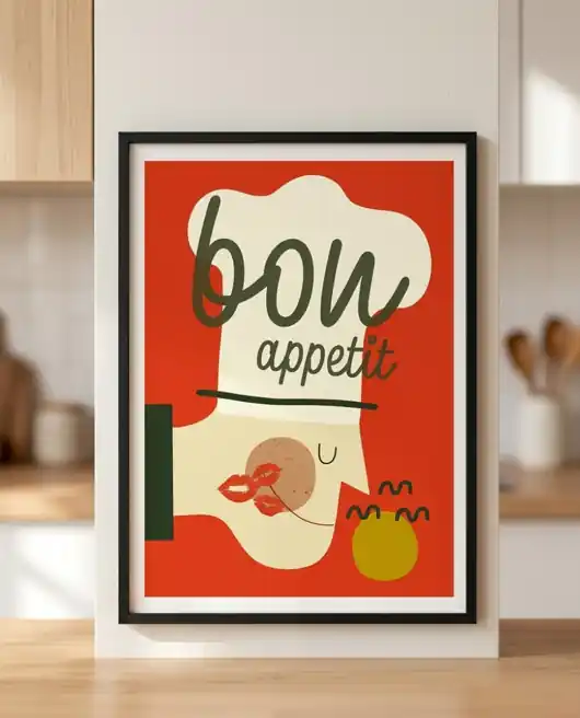 Plakat jak maestro gotuje to wszystkim smakuje 50x70 Ostatnie sztuki