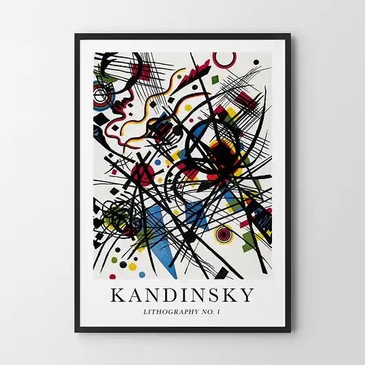 Plakat Kandinsky Lithography Dostępne od ręki