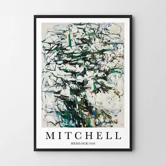 Wysoka jakość Plakat Mitchell Hemlock 1956