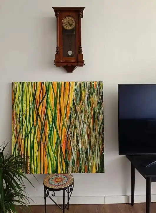 Obraz na zamówienie kupującego - Powiew wiosny - 100x100 cm Super okazja
