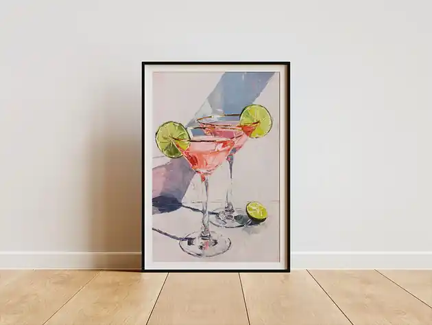 Cena promocyjna Plakat - Pink mojito