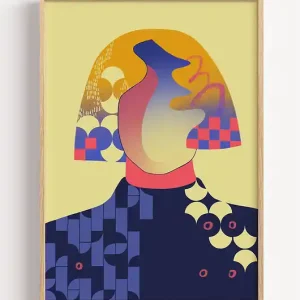 Plakat Portret kobiety Łatwy zwrot