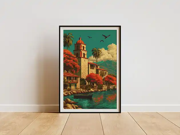 Dodaj do koszyka Plakat - Loreto Meksyk