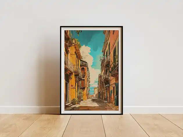 Oferta czasowa Plakat - Popołudnie w Neapolu
