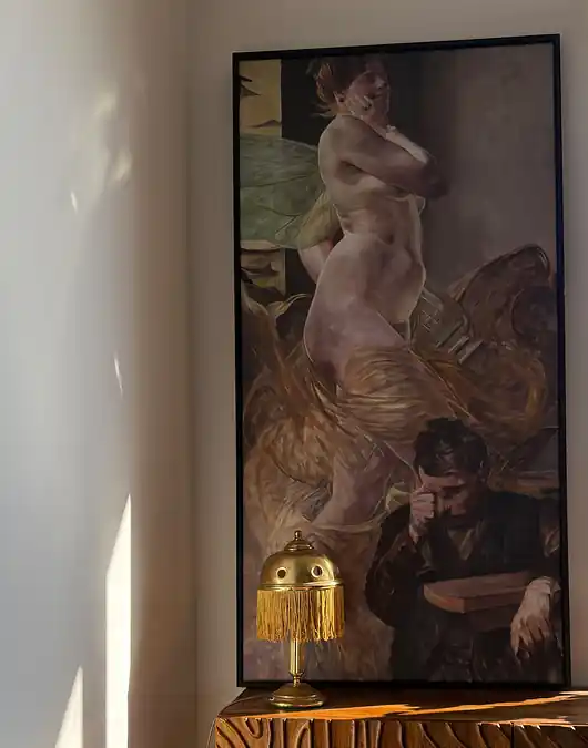 "Wizja"- Jacek Malczewski - obraz na płótnie lub plakat Nowy