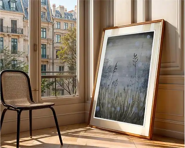 Oferta Oryginalna akwarela. Łąka 46x61