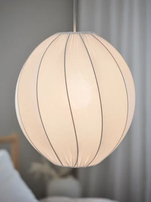 Popularny Tkaninowa lampa wisząca Olivia Twist 35 cm