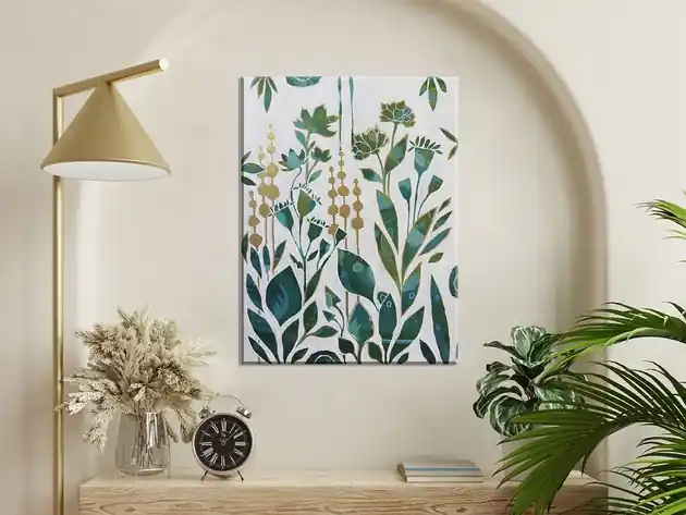 Oferta limitowana Obraz łąka kwietna - abstrakcja Garden I - obraz ręcznie malowany 30x40 cm