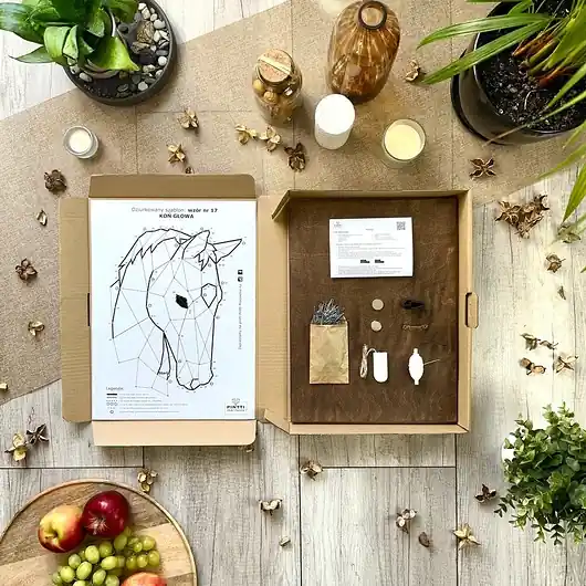 String Art BOX LED Zestaw DIY Premium