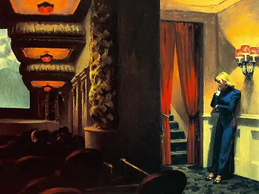 Reprodukcja E Hopper "Kino w Nowym Jorku" 40x30 obraz na płótnie Obniżka ceny