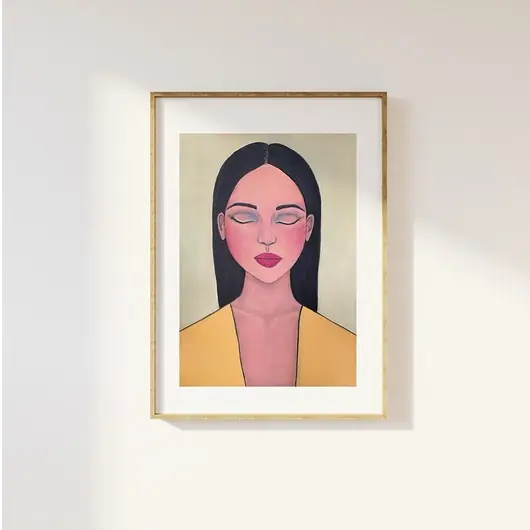Sprawdź teraz Pocahontas FINE ART PRINT 21x 30 cm, reprodukcja obrazu