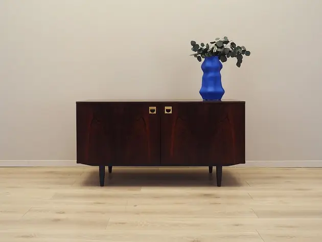 Taniej Szafka palisandrowa, duński design, lata 70, produkcja Dania