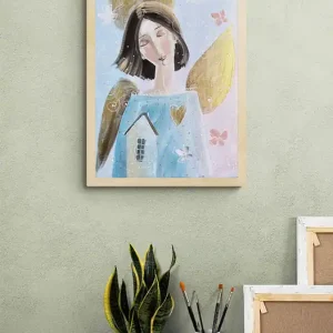 Bestseller Giclee "Najważniejsze, gdzie stoi twój dom..."