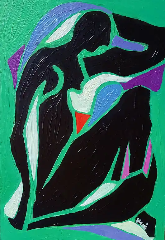 Obraz ręcznie malowany fowizm Henri Matisse style taniec silnie działa Ostatnia szansa