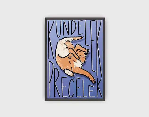 Plakat Kundelek Precelek Taniej