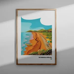 Plakat Rowerowy R10 Mierzeja Wiślana Zamów dziś