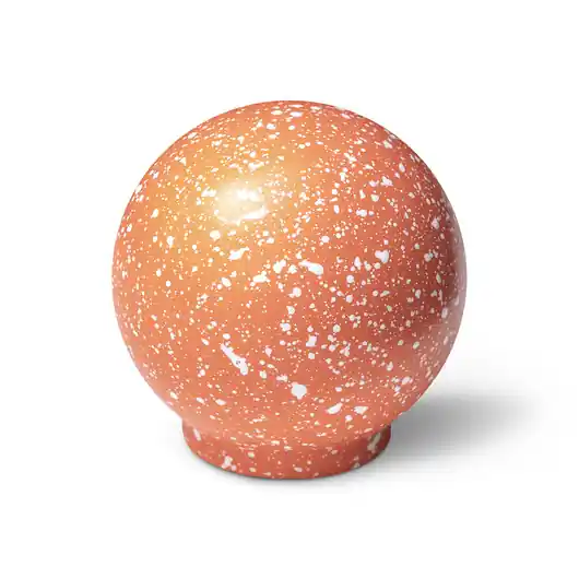 Łatwy zwrot Orange & White Melange - Gałka Ren