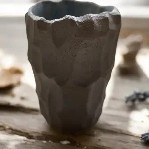Duży wazon na kwiaty, dekoracyjny obiekt ceramiczny, styl minimalistyczny Szybka wysyłka