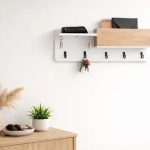 Wieszak z organizerem, na ścianę, do przedpokoju Wyjątkowa oferta