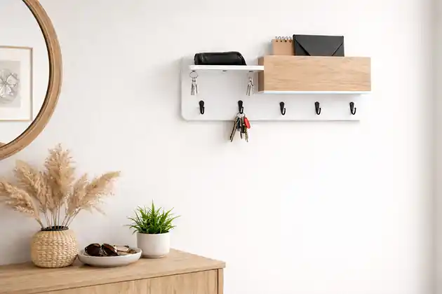 Wieszak z organizerem, na ścianę, do przedpokoju Wyjątkowa oferta
