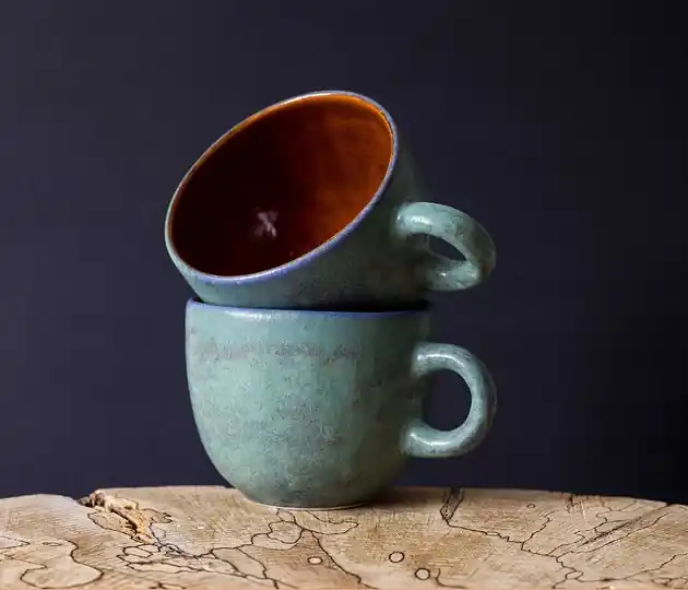 Zestaw filiżanek handmade Tani