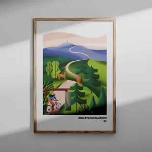 Plakat Rowerowy Singletrack Glacensis Oferta