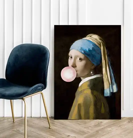 Ekspresowa dostawa Portret z balonem - obraz na płótnie