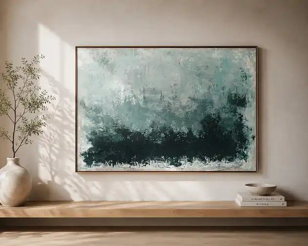 SPOKÓJ NATURY Abstrakcyjny obraz ręcznie malowany, 100x70 cm Wybór klientów