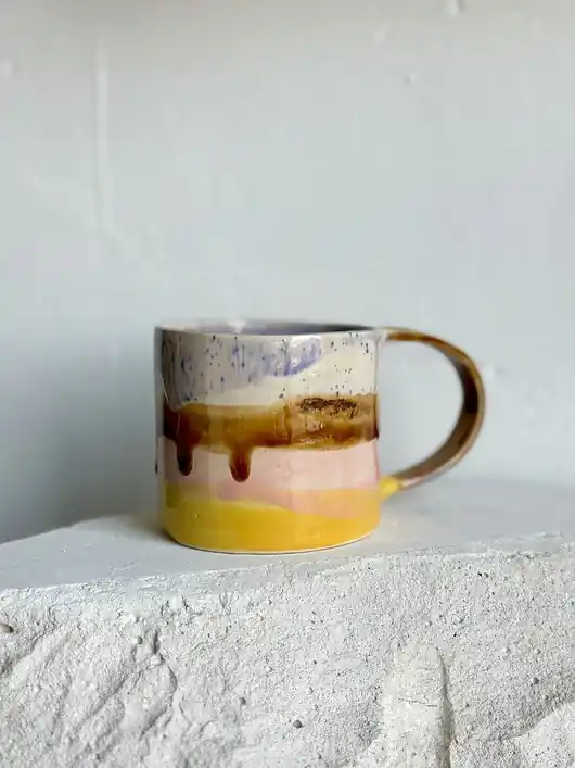 Wybór klientów Kubek do kawy z uchem COLORS 2
