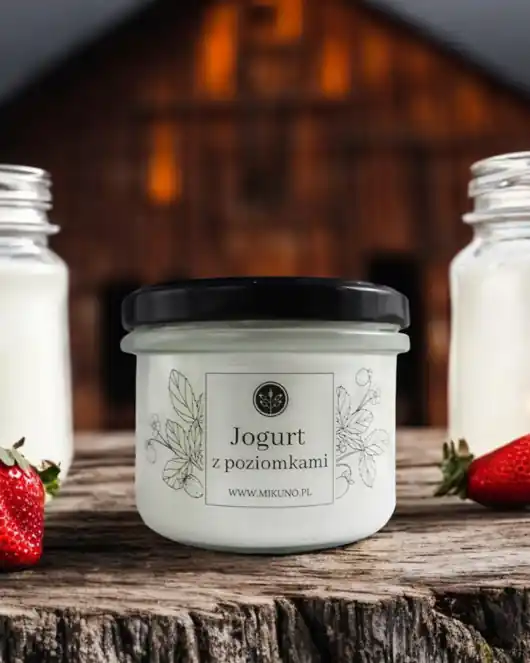 Świeca sojowa JOGURT Z POZIOMKAMI 235 ml Mikuno Kup online