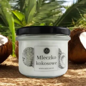 Taniej Świeca sojowa MLECZKO KOKOSOWE 235 ml Mikuno