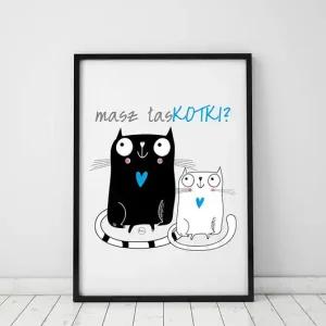 Super okazja Plakat z kotami. Masz łaskotki?